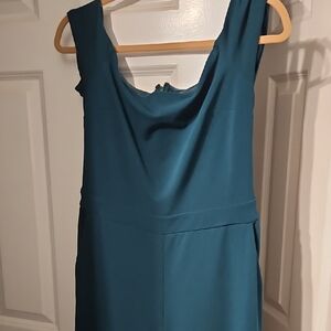 EXPRESS Elegant Green Sleeveless Jumpsuit